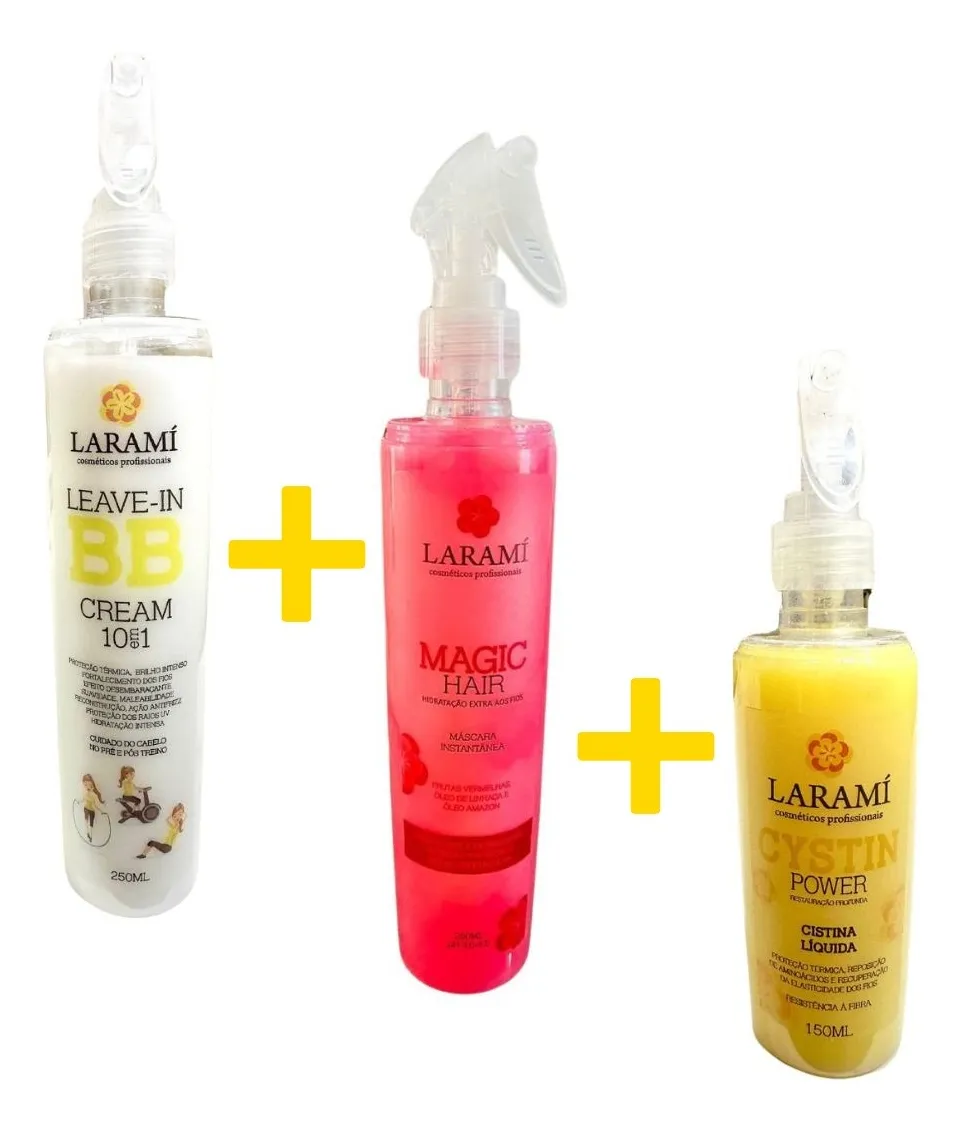Kit BB Cream + Magic Hair + Cystin Power