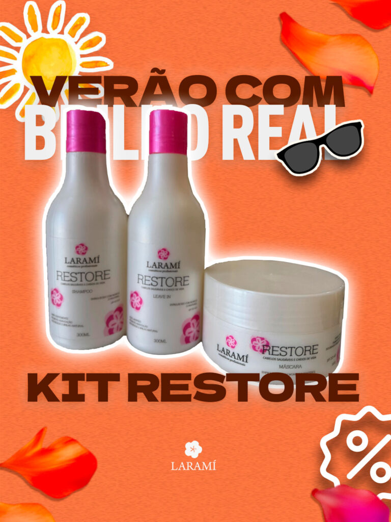 Kit Restore Larami – Hidratação Profunda e Proteção Térmica