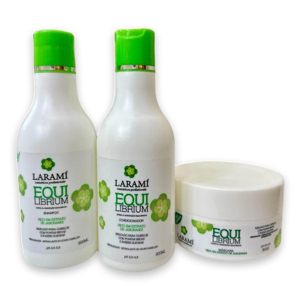 Kit Equilibrium Shampoo + Condicionador + Máscara - Larami